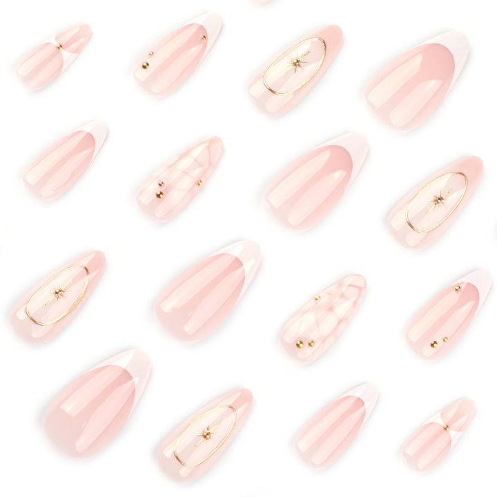 Elegant artificial nails with lustrous accents Stornfield