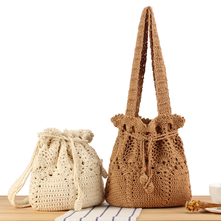 Large crochet bag with adjustable carrying strap Stornfield