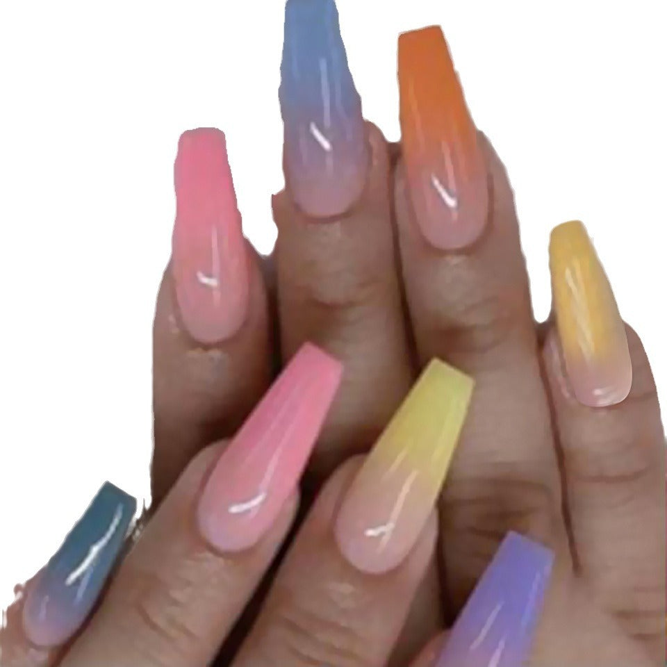 Ombre Stiletto Nail Extensions