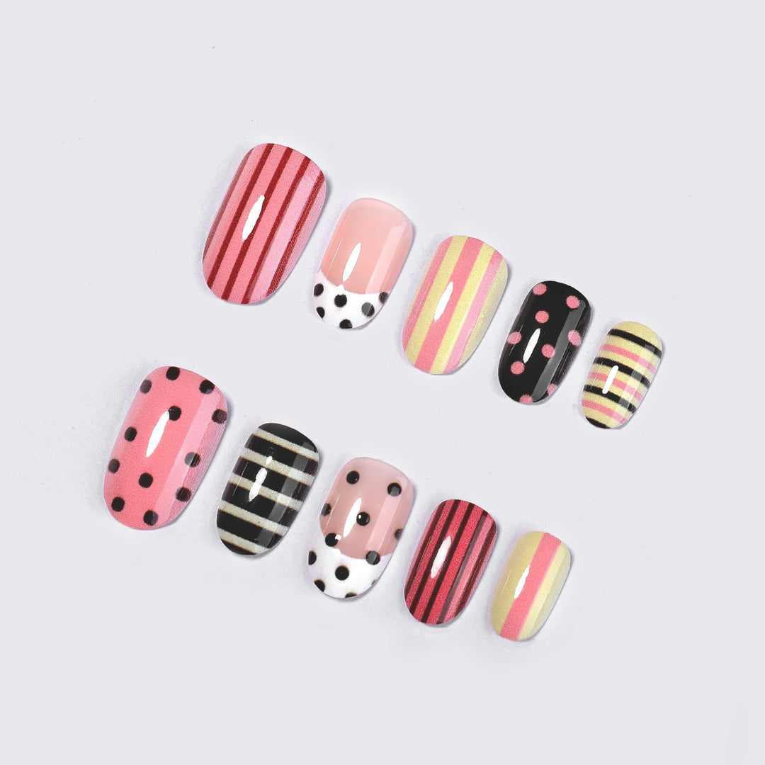 Creative nail art set with different designs Stornfield