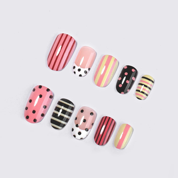 Creative nail art set with different designs Stornfield