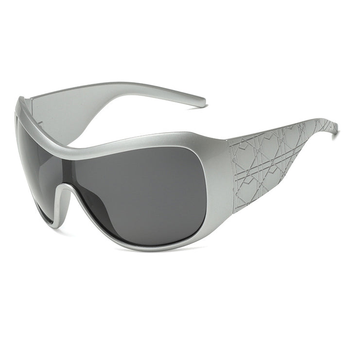 Men's Sporty Wraparound Sunglasses Stornfield