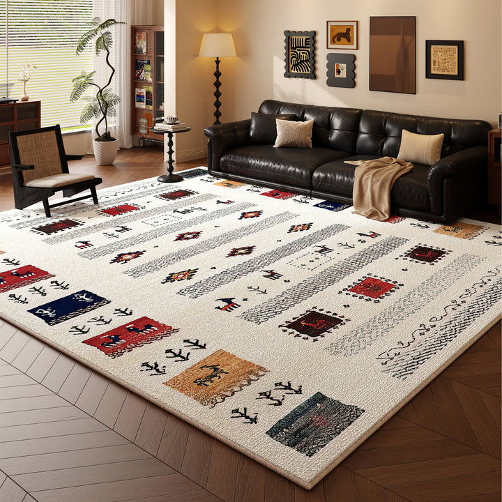 Multi-Pattern Decorative Area Rug Stornfield