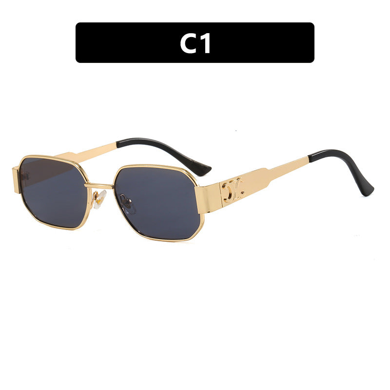 Women's geometric sunglasses in modern design with polarized lenses Stornfield