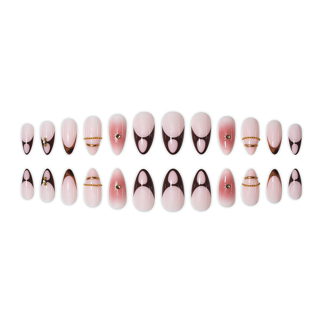 Glamorous Decorative Press-On Nail Art Stornfield