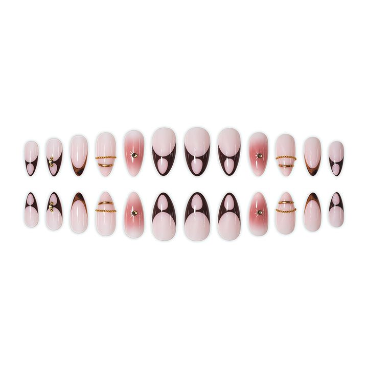 Glamorous Decorative Press-On Nail Art Stornfield