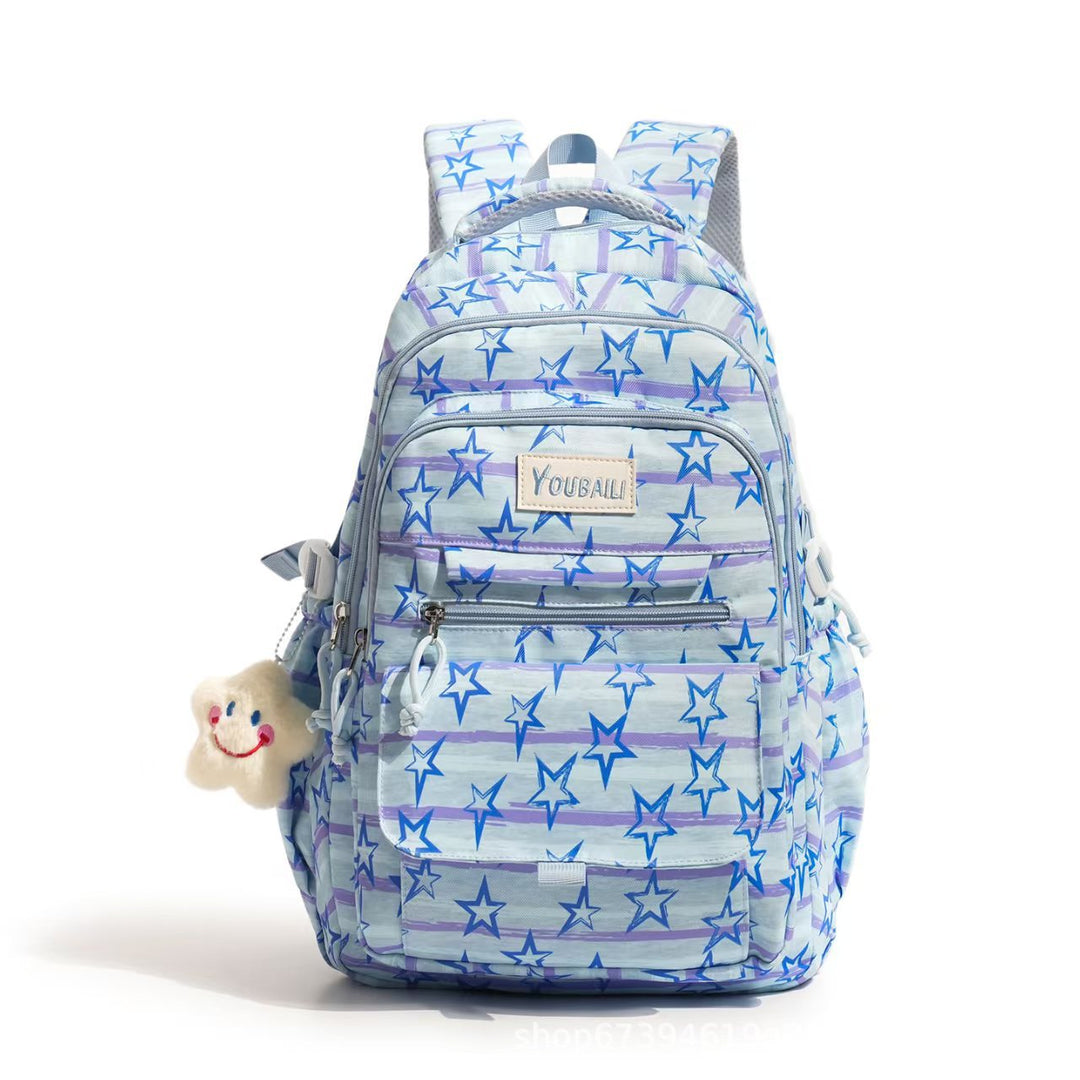 Star-Printed Casual Backpack Stornfield