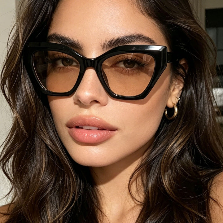 Women's fashionable sunglasses with elegant cat-eye design and durable frame Stornfield
