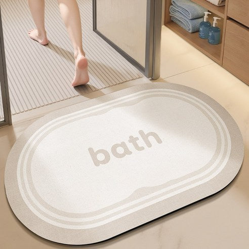 Cute Bunny-Themed Bath Mat
