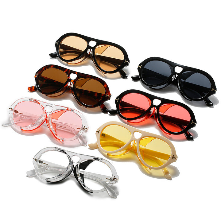 Retro-Inspired Shield Sunglasses Stornfield