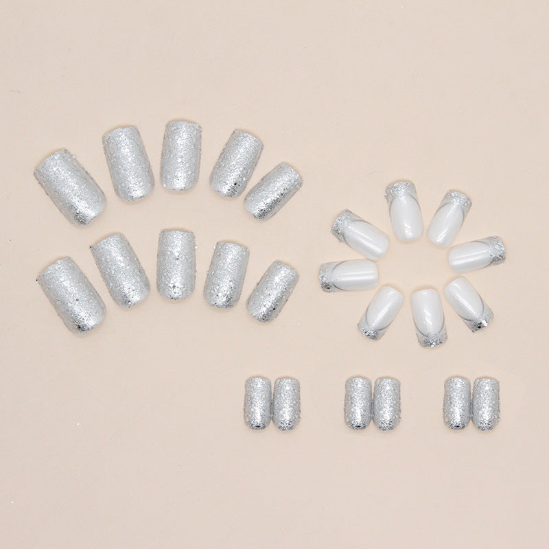 Elegant Crystal Accent Press-On Nail Tips Stornfield