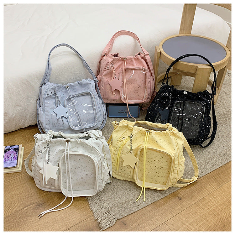 Stylish Multi-Pocket Drawstring Tote Bag Stornfield
