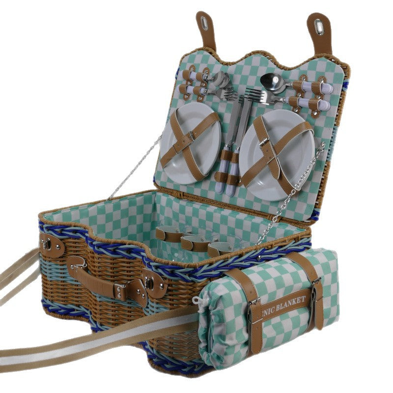 Ladies picnic basket with extensive equipment and stylish interior Stornfield