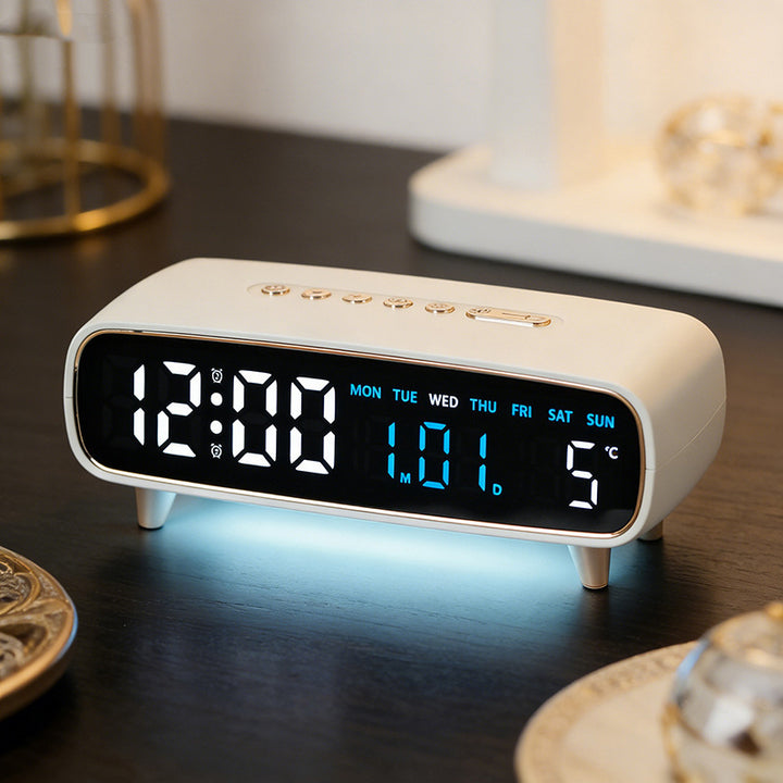 Digital radio alarm clock with temperature and date display Stornfield