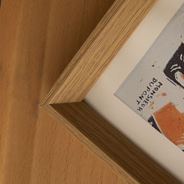 Natural Wood Picture Frame for Home Decor