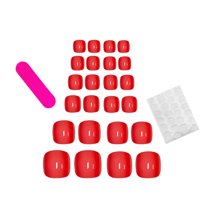 Premium Glossy Pedicure Nail Tips Stornfield