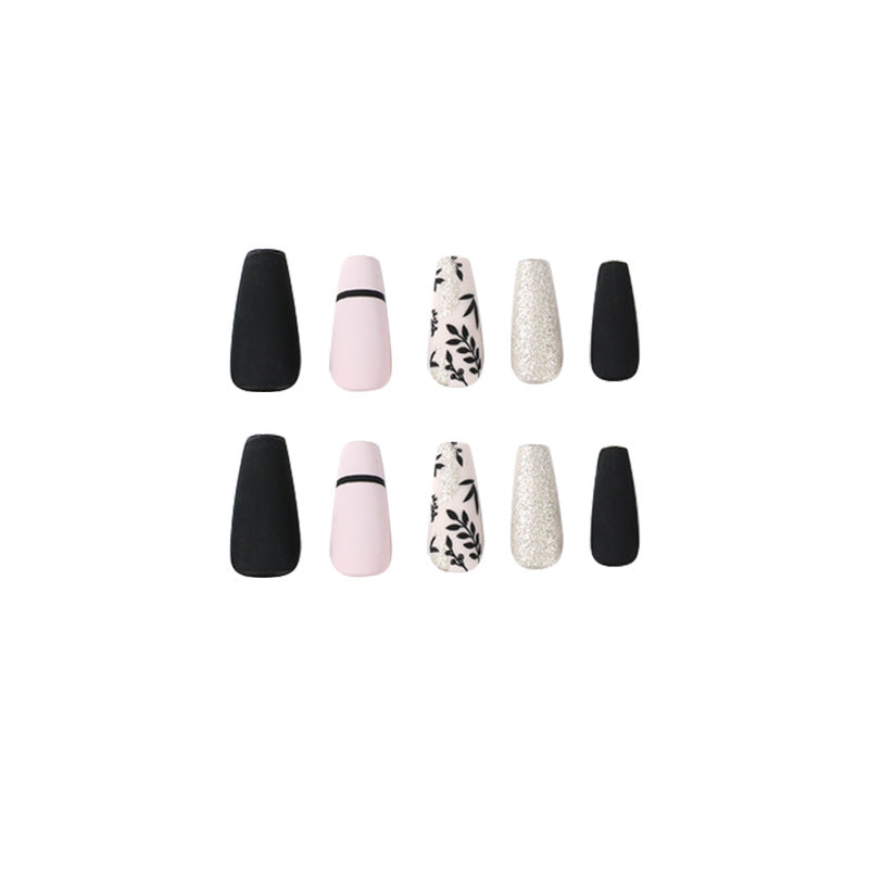 Artful Nail Extensions with Elegant Decoration Stornfield