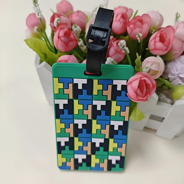Unisex Geometric Patterned Luggage Identifier Stornfield