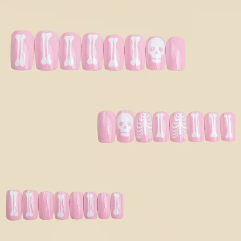 Halloween-Themed Skeleton Nail Art Stornfield