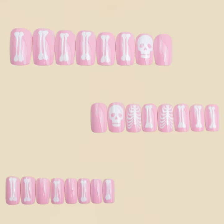 Halloween-Themed Skeleton Nail Art Stornfield