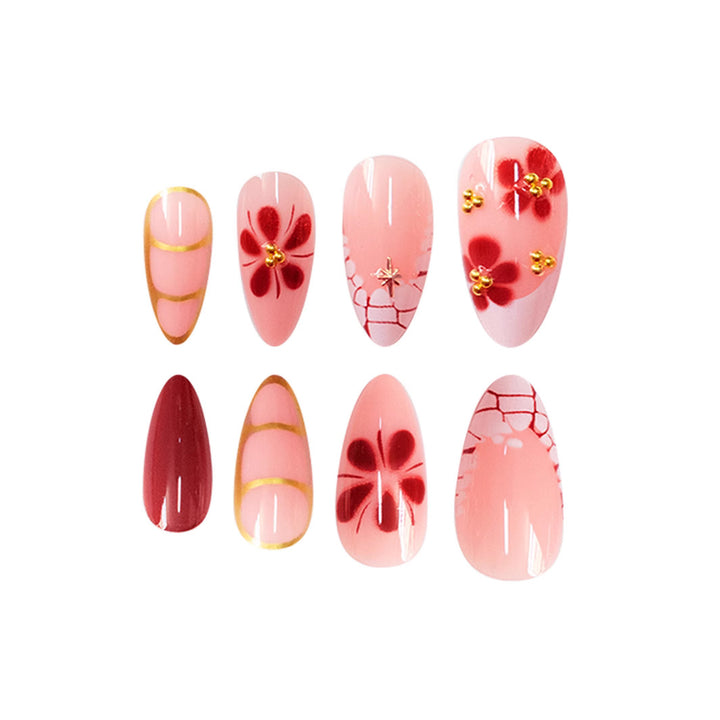 Artistic Almond Shaped Nail Enhancements Stornfield