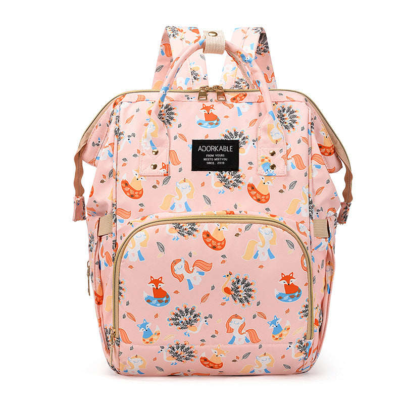 Playful Unicorn Print Diaper Backpack Stornfield