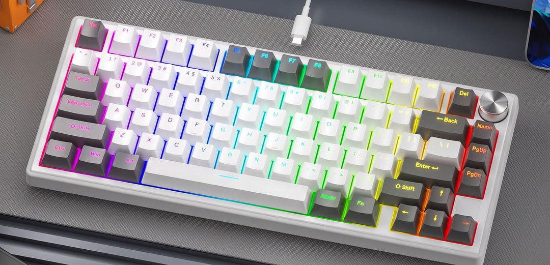 Gasket-Mounted Mechanical Gaming Keyboard with RGB Lighting Features Stornfield