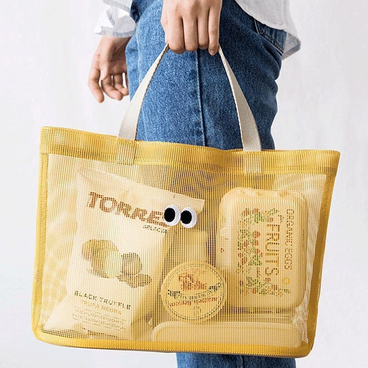Practical beach bag with mesh structure Stornfield
