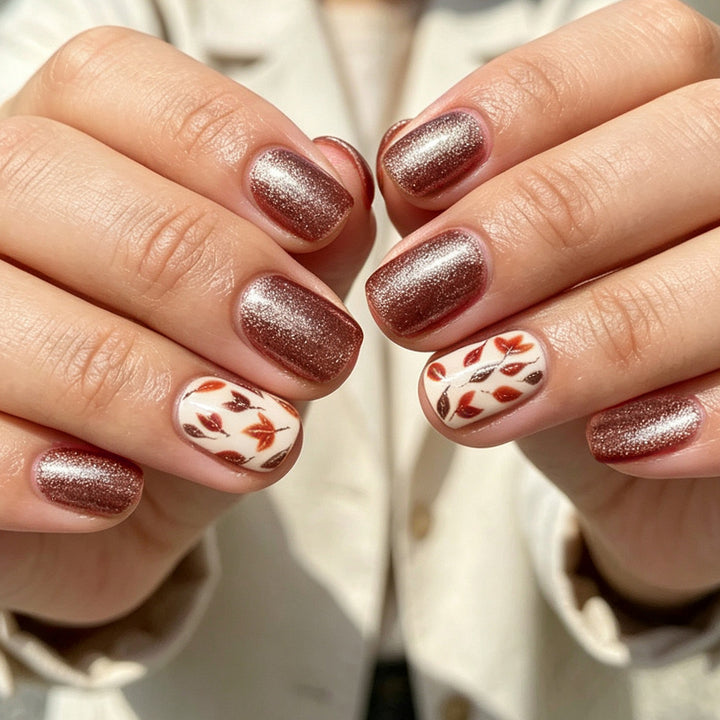 Decorative Fall-Inspired Nail Art Stornfield