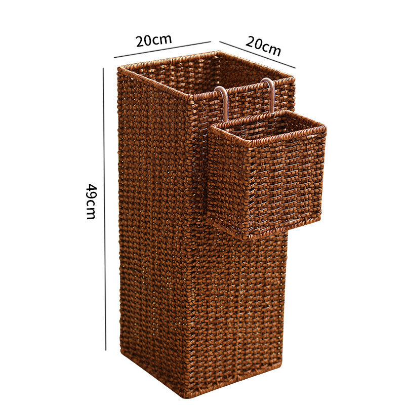 Decorative Wicker Storage Vase Stornfield