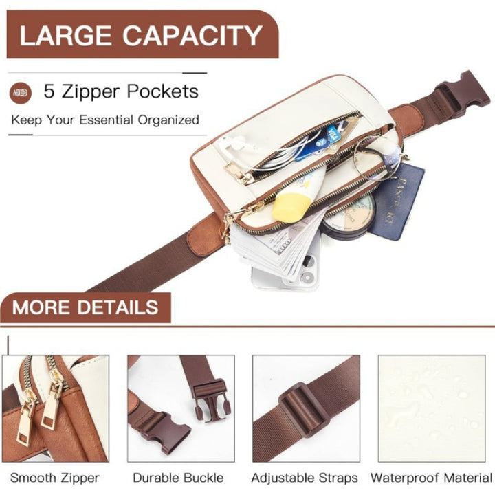 Elegant Leather Fanny Pack Stornfield