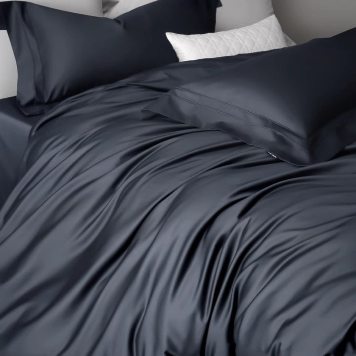 Luxury Sateen Duvet Cover Bedding Set with Hotel-Grade Pillowcases