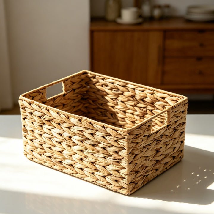 Woven Rectangular Storage Basket Stornfield