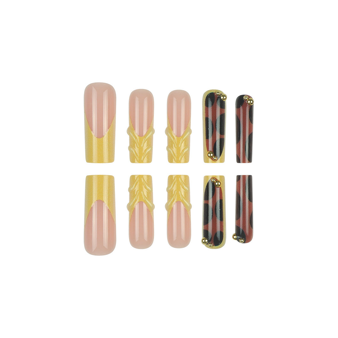 Premium Ornate Stiletto Press-On Nails Stornfield