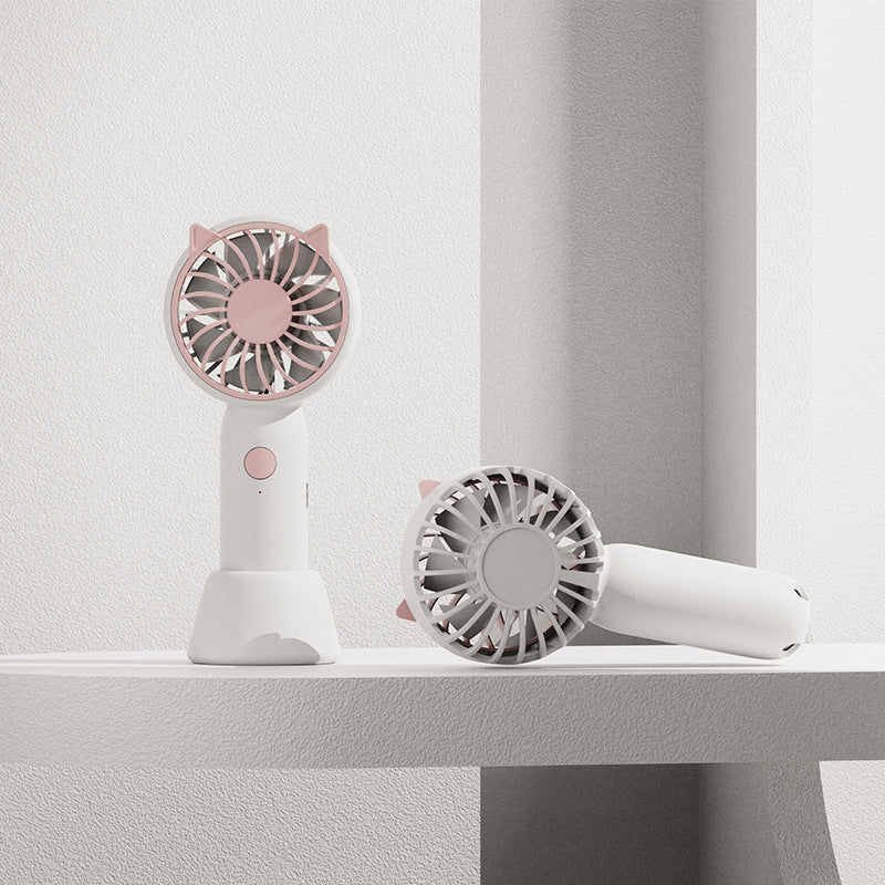 Ladies portable hand fan in elegant animal design Stornfield