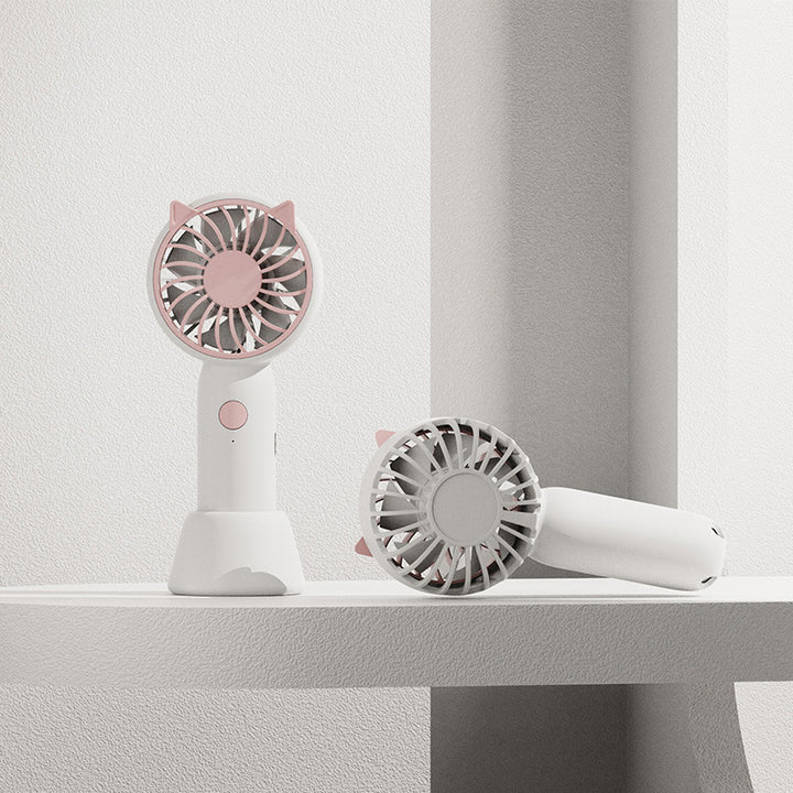 Ladies portable hand fan in elegant animal design Stornfield