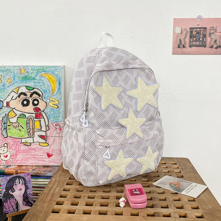 Backpack with Stylish Star Design and Comfortable Carrying System Stornfield