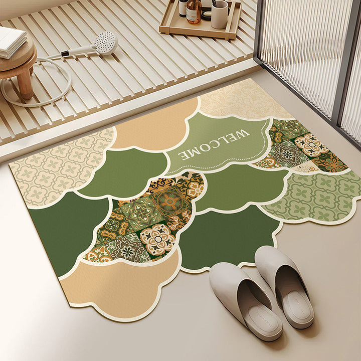 Stylish Elegant Bathroom Mat