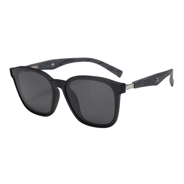 Women stylish oversized sunglasses with wooden accents Stornfield