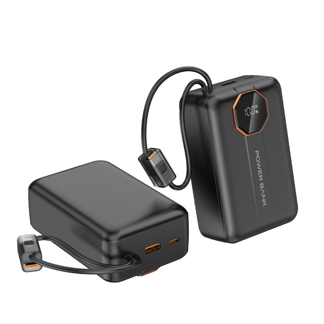 Portable power bank with integrated fast charging function and LED display Stornfield