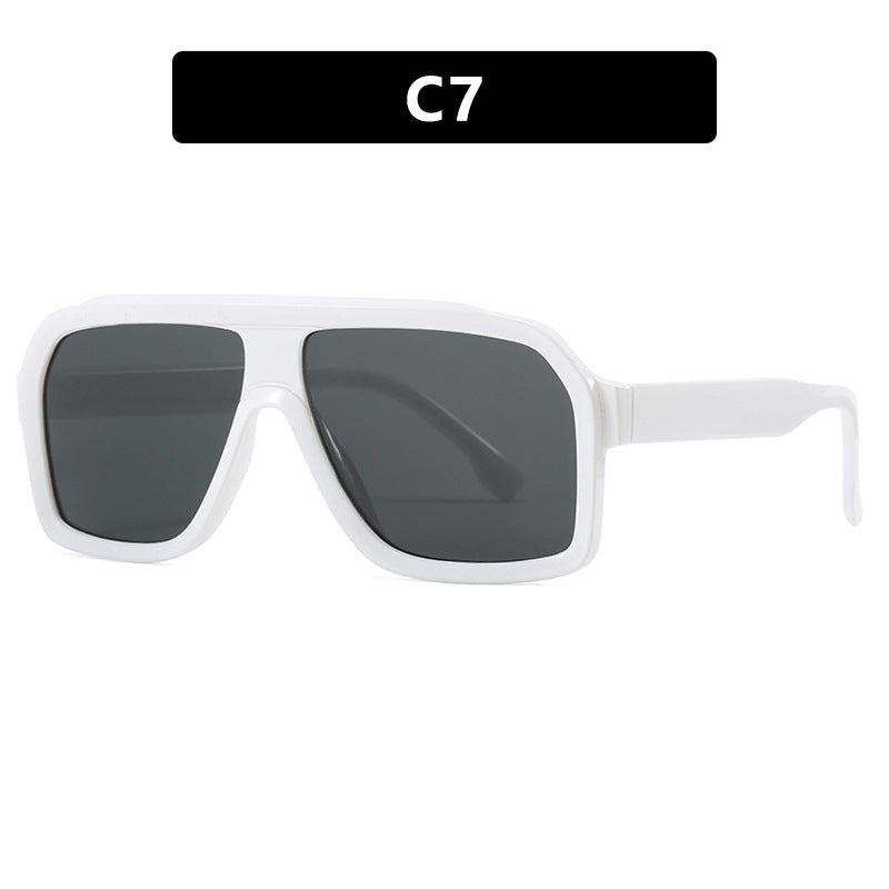 Women's large square sunglasses in a modern design with a sturdy frame Stornfield
