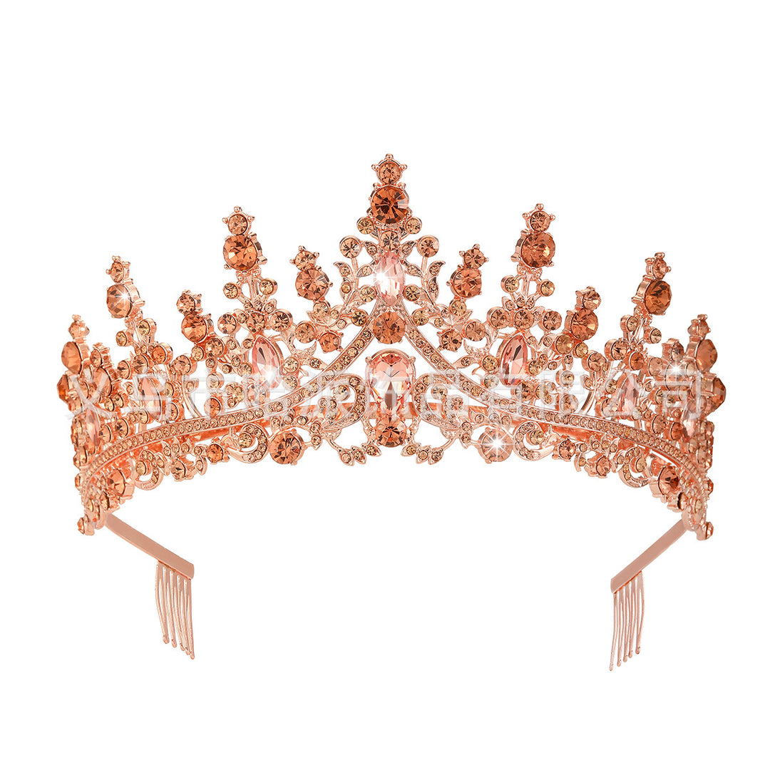 Ladies Rhinestone Tiara with Sparkling Gemstones Stornfield