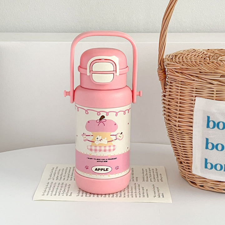Ladies Insulated Thermos Bottle with Cute Animal Design Stornfield