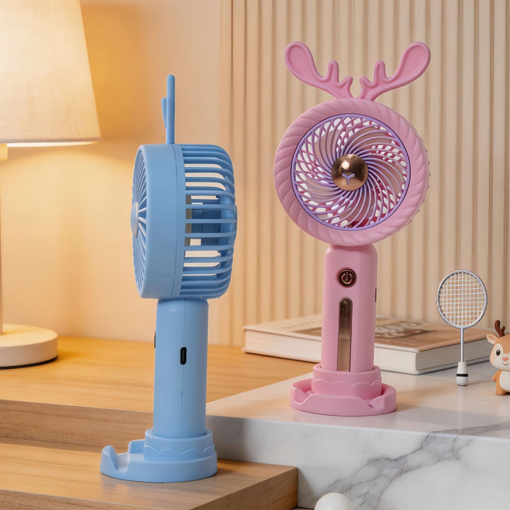 Ladies portable handheld fan with innovative antler design Stornfield
