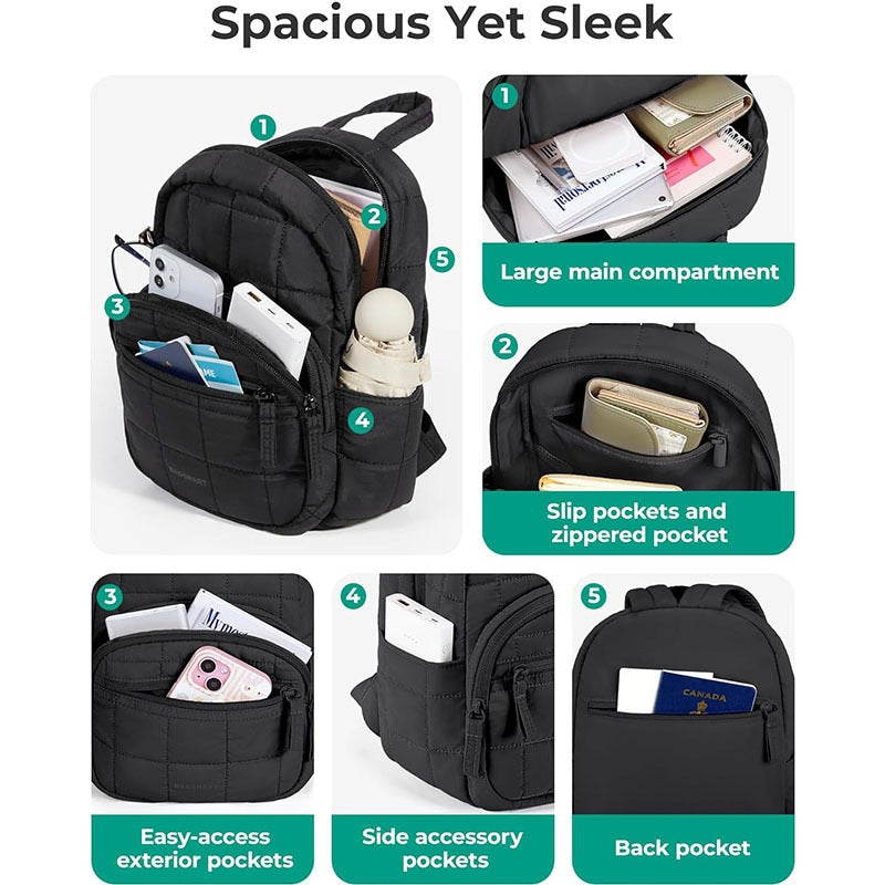 Quilted Compact Backpack Stornfield