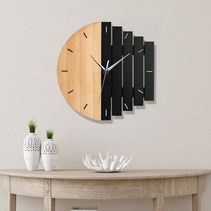 Stornfield | Unique Silent Wooden Analogue Wall Clock