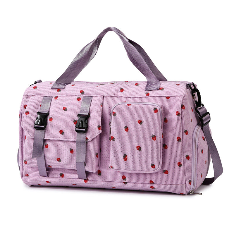 Floral Print Travel Duffel
