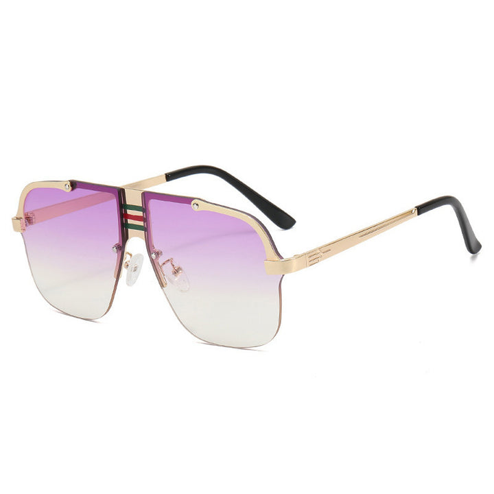 Women's Oversized Sunglasses with unique gradient lenses and striking metal frame Stornfield