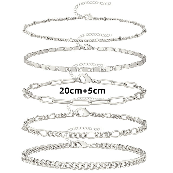 Adjustable Multi-Style Anklet Set Stornfield