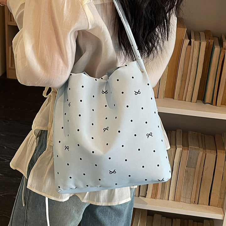 Casual Polka Dot Shoulder Bag